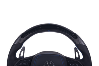 Volant Volkswagen Golf 8 Carbone Cuir LED 2020-2024 - vue arrière - Becquet Voiture
