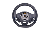 Volant Volkswagen Golf 8 Carbone Cuir LED 2020-2024 - vue rapprochée - Becquet Voiture