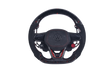 Volant Volkswagen Golf 8 Carbone Forgé Rouge LED