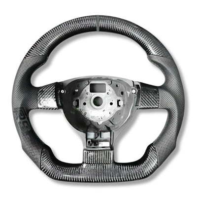 Volant VW Golf 5 GTI R32 Carbone Cuir - vue de dessus - Becquet Voiture