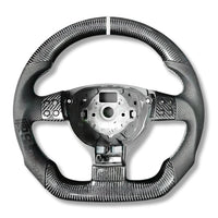 Volant VW Golf 5 GTI R32 Carbone Cuir - vue rapprochée - Becquet Voiture