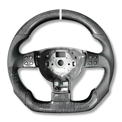 Volant VW Golf 5 GTI R32 Carbone Cuir - vue rapprochée - Becquet Voiture