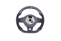 Volant VW Golf 6 Carbone Alcantara LED - en situation - Becquet Voiture