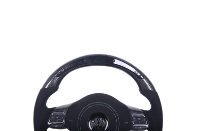 Volant VW Golf 6 Carbone Alcantara LED - vue arrière - Becquet Voiture