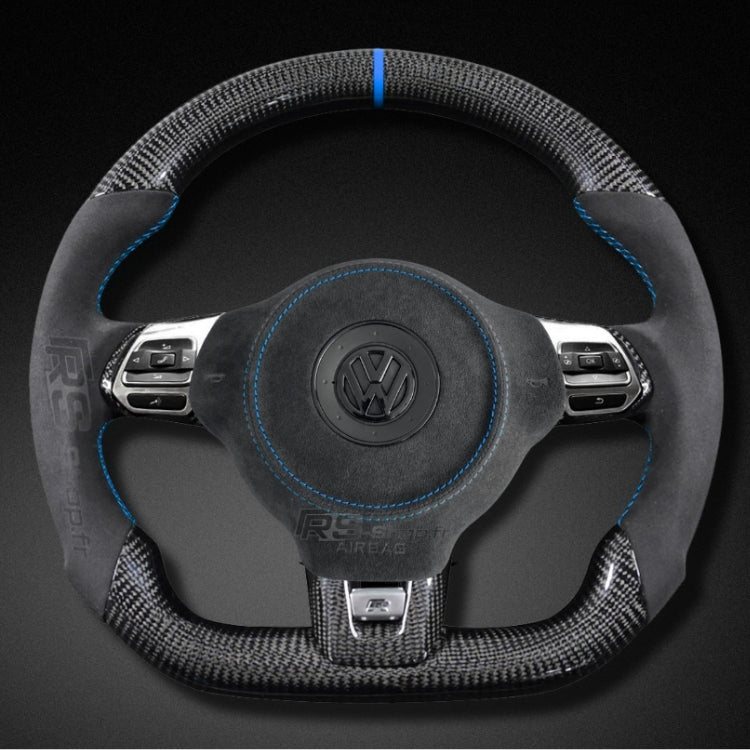 Volant VW Golf 6 GTI R Carbone Cuir Alcantara - vue arrière - Becquet Voiture