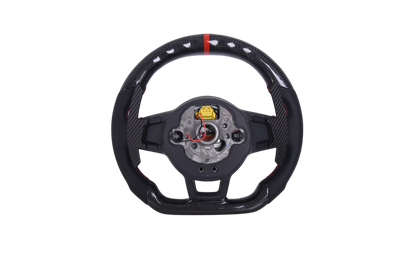 Volant VW Golf 7 Carbone Cuir LED GTD GTI R - en situation - Becquet Voiture
