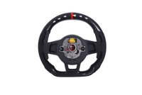 Volant VW Golf 7 Carbone Cuir LED GTD GTI R - vue de face 2 - Becquet Voiture