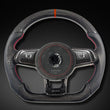 Volant VW Golf 7 GTI R Cuir Carbone Surpiqûres