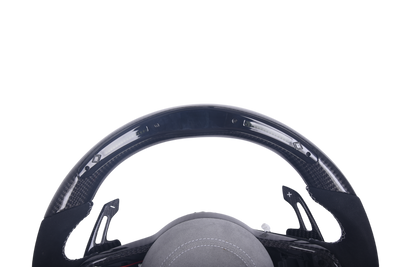 Volant VW Golf 7 R Carbone Alcantara LED V2 - vue arrière - Becquet Voiture