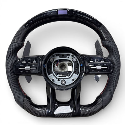 Volant Performance Carbone Mercedes Classe E W213 AMG 2016-2023 - vue 7