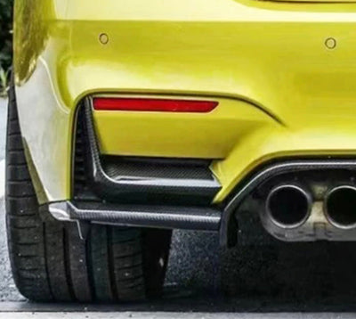 Volets Arrière Fibre Carbone BMW F80 F82 F83 - installé sur véhicule - Becquet Voiture