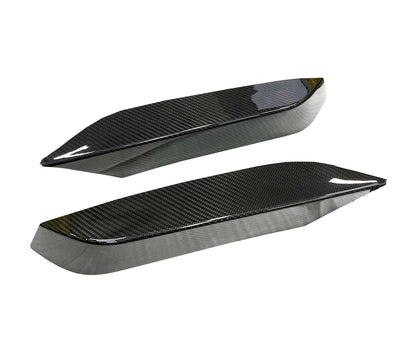 Volets Avant Supérieurs Secs Fibre Carbone BMW F80 F82 - vue de face - Becquet Voiture