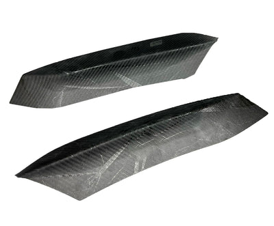 Volets Avant Supérieurs Secs Fibre Carbone BMW F80 F82 - vue de profil - Becquet Voiture